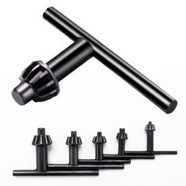 VooGenzek 5 Piece Drill Chuck Key Set, Universal Drill Chuck Key, Chuck Key, for 4 mm, 6 mm, 10 mm, 13 mm, 16 mm