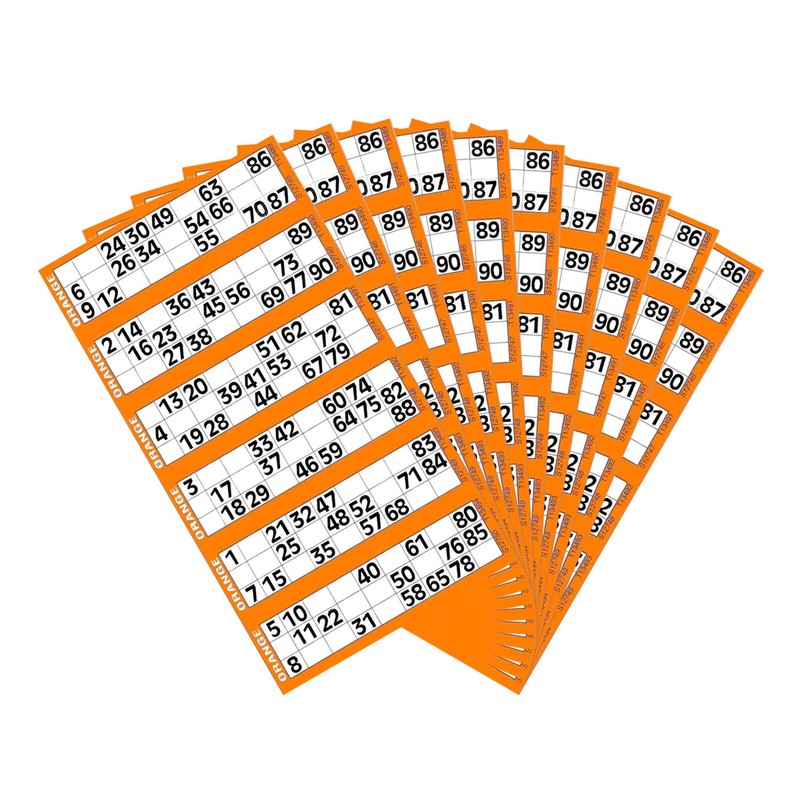 Thomas & Anca Club Supplies Ltd 600 Bingo Tickets -