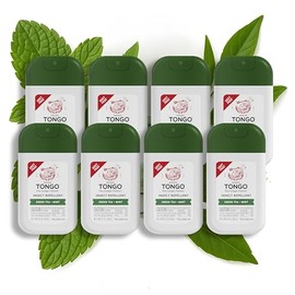 Grand Tongo DEET-Free Insect Repellent Spray, 12 Hour Mosquito Protection, Picaridin Pocket Pump Spray, 1 oz Travel Size, Green Tea + Mint, 8 Pack