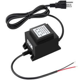 Karyoosi Outdoor Low Voltage Transformer 110/120V AC to AC 24V 2.5A 60W, Low Voltage Landscape Transformer, Power Supply Waterproof for Landscape Lighting, Fountain Lighting, Pool Light