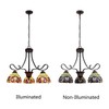 Chloe Lighting Serenity Victorian Tiffany-Style Dark Bronze 3 Light Mini