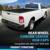 PIT66 Rear Wheel Center Hub Cap, Compatible with Dodge Ram