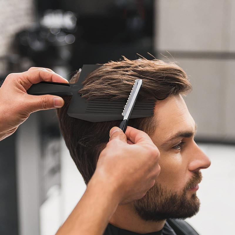 Flat Tip Double Haircut Comb Professional or Home Hairdressing Comb