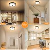 OYKYOHEI Motion Sensor Outdoor Ceiling Light, Flush Mount LED Ceiling