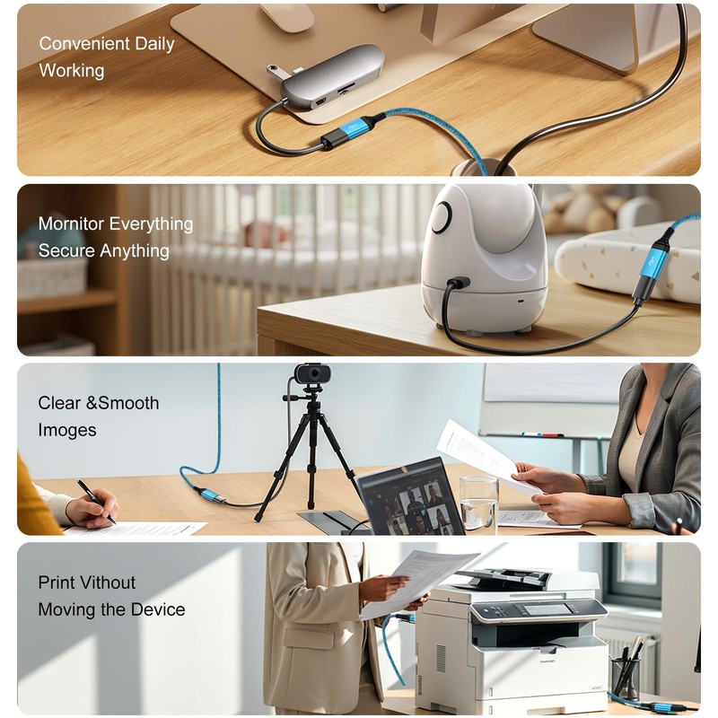 USB Extension Cable, 10FT USB Extender, USB 3.0 Extension Cable,