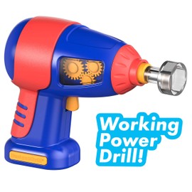 Learning Resources EI-4190 Working, Kid-Safe Toy Drill Police Motorcycle, Earn The Basics of Simple Construction and Engineering, Builds Critical Thinking and Fine Motor Skills, Multi