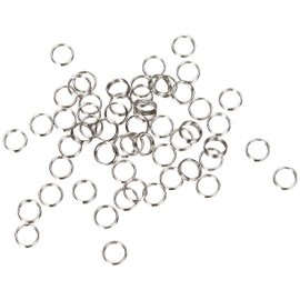 Stainless Steel 100 Shaft Rings THOR-DARTS Silver Metal Stem Spring Rings Silver Ring Spring Rings for PVC/Nylon Darts Shafts