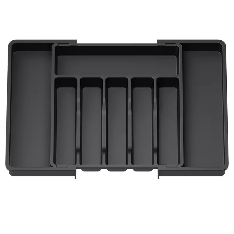 Expandable Silverware Drawer Organizer Tray, BPA-Free PP
