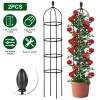 iMountek 2 Pack Garden Obelisk Trellis for Climbing Plants 5.9Ft