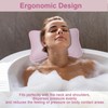 3D Bath Pillow for Bathtub - Breathable Mesh Tub Pillow