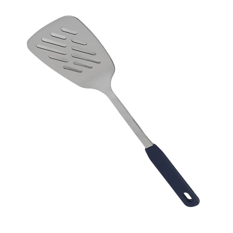 Cooking Spoon Rustproof Smoothly 304 Stainless Steel Spatula Skid Resistant
