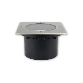 LICHT DISCOUNT Dimmable 7 W GX53 230 V LED Recessed Floor Spotlight Square IP65 Flat Neutral White Floor Light for Garden Path Light