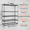 VEVOR Storage Shelving Unit, 5-Tier Adjustable Storage Shelves, 60" L