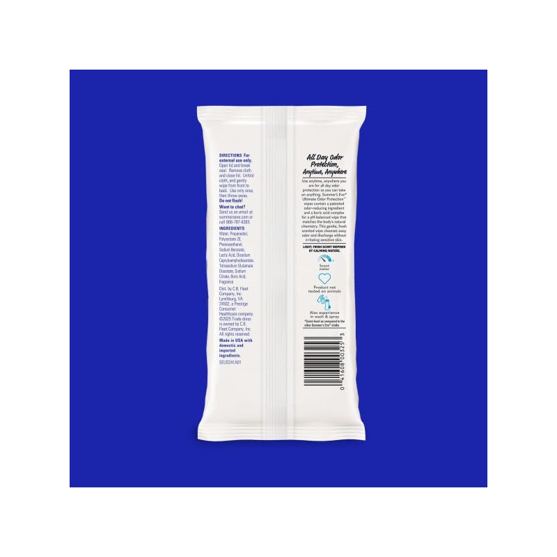 Summer’s Eve, Ultimate Smell Protection Daily Feminine Wipes, 32 Count