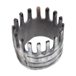 Mobestech 1pc Head Massage Comb Massage Horn Comb Natural Yak Horn Hair Scalp Massager