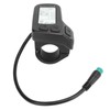 Electric Bicycle LCD Display Waterproof Connector Data Display Meter 24V