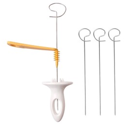 Potato Tower Cutter,6 Pcs Potato Spiral Cutter Set Potato Twister Sapiral Cutter Reusable Stainless Steel Wavy Potato Slicer for Potato Tower,Barbecue,Gather,Party,Camping,Family,Kitchen