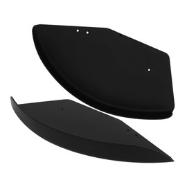 Beavorty 1 Pair Wheelchair Guard Wheelchair Clothing Guard Wheelchair Wind-Proof Board Wheelchair Skirt Guards Wheelchair Part Side Guard Board Accessory Wheelchair Side Guard Black Abs