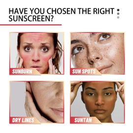 Sunscreen Stick SPF 50+ - Sunblock Stick for Face & Body - Face Sunscreen for Surfing, Skiing - Strong UV Protection Sunstick - Waterproof, Sweat-Proof Sun Protection - Moisturizing Sun Cream