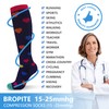bropite Calcetines de compresión para mujeres y hombres, 6 pares