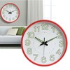 Round Wall Clock, Easy To Read Silent Movement Luminous Wall