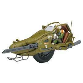 Wave Vinus Senki KM-013 HOUND with HIRO 1/20 Scale Total Length Approx. 7.5 inches (19 cm), Color Coded Plastic Model