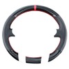 Kivnto DIY Sew Carbon Fiber Steering Wheel Covers for Toyota