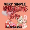 VERY SIMPLE COLORING BOOK: VALENTINE DAY