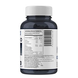 MultiBlue Triple Magnesio con 180 Cápsulas de 700 mg | Combinacion de Citrato, Gluconato y Glicinato | Espirulina y Vitamina D3 | 100% Natural, Sin Gl