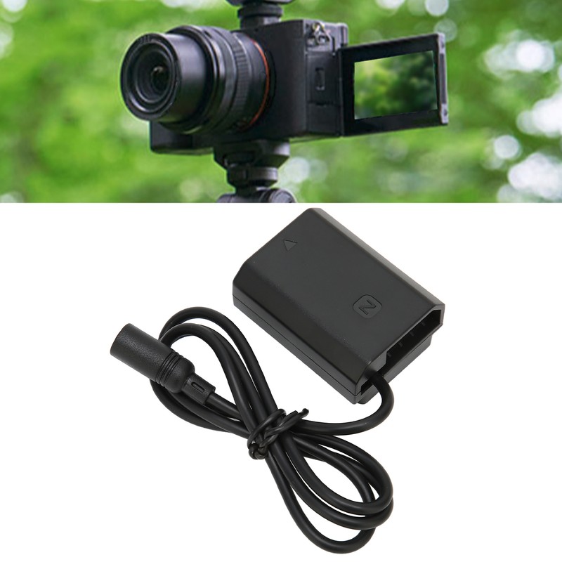 FZ100 Dummy Battery DC Coupler Power Adapter Compatible for A7c