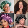 YANIBEST Satin Bonnet Silk Bonnet for Sleeping Double Layer Ajustable