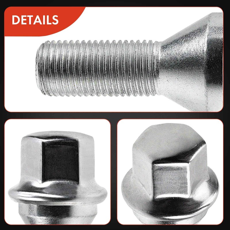 A-Premium 20Pcs M12-1.25 Wheel Studs Compatible with Jeep Compass 2018-2021