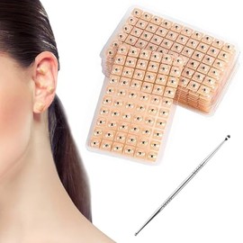 Pack of 1200 Ear Massage Stickers, Ear Seeds Acupuncture, Acupuncture Ear Seeds, Disposable Ear Seeds, Acupressure Pen, Ear Seeds Acupuncture, Ear Seeds