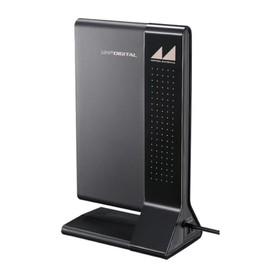 Nippon Antenna Terrestrial Digital Indoor Antenna Atredia with Built-in Booster Type ARBL1(B) Black
