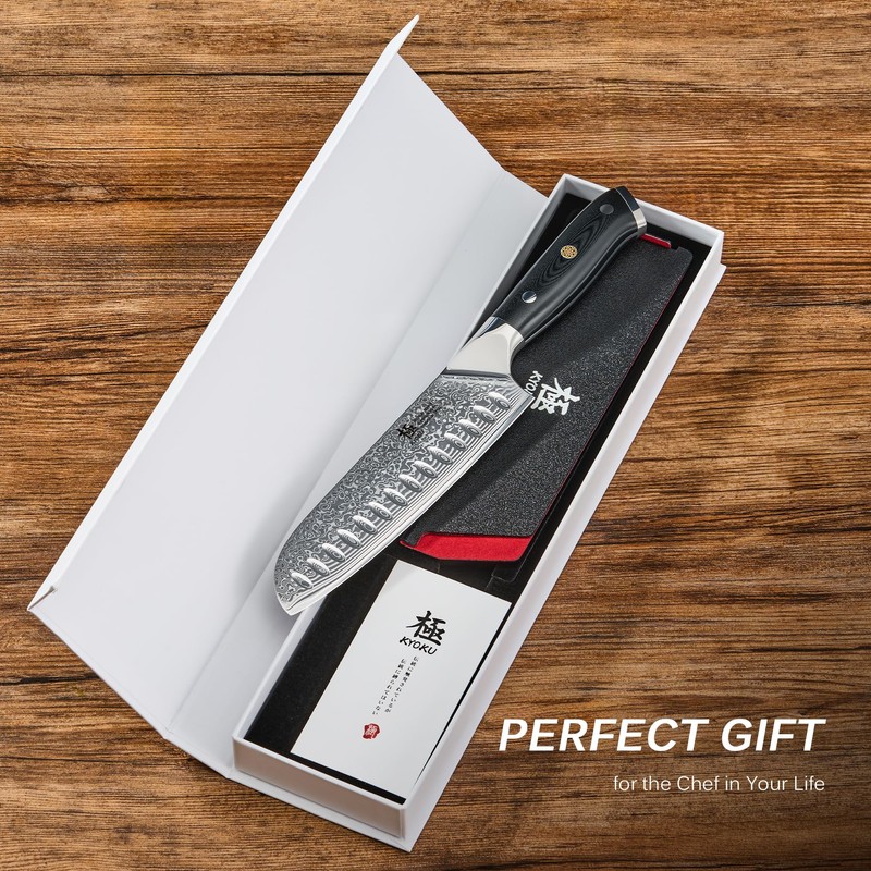 KYOKU Santoku Knife - 7" - Shogun Series - Japanese