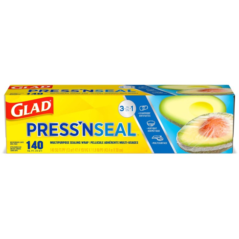 Glad Press'n Seal Food Plastic Wrap - 140 Square Foot