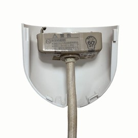 Flange Cover, Retrofit Type, Compatible with Round Hook Ceiling Rose, White, 1 piece
