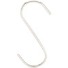 Juvale S-Shaped Hooks for Hanging - 3.9-Inch 50-Pack, Black Stainless