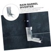 NOLITOY 1set Rainwater Diverter Kit for Standard Downspouts Efficient Water