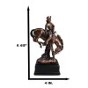 Ebros Rustic Western Rodeo Cowboy W/ Bucking Horse Bronze Electroplated