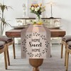 Modern Table Runner 40 x 140 cm Beige Brown Runner