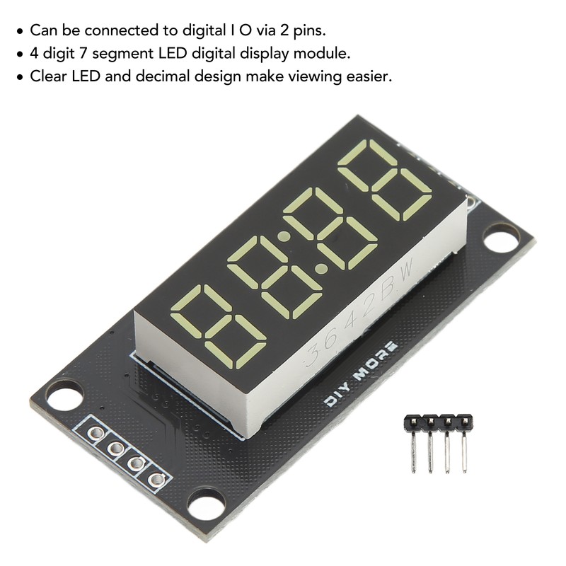 4 Sets Digital Tube Display Module LED 4 Digit 7
