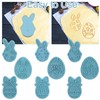 9 Pcs Easter Cookie Cutters Set, 3D Bunny Egg Shape