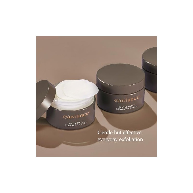 Exuviance Almohadillas exfoliantes diarias suaves, Blanco