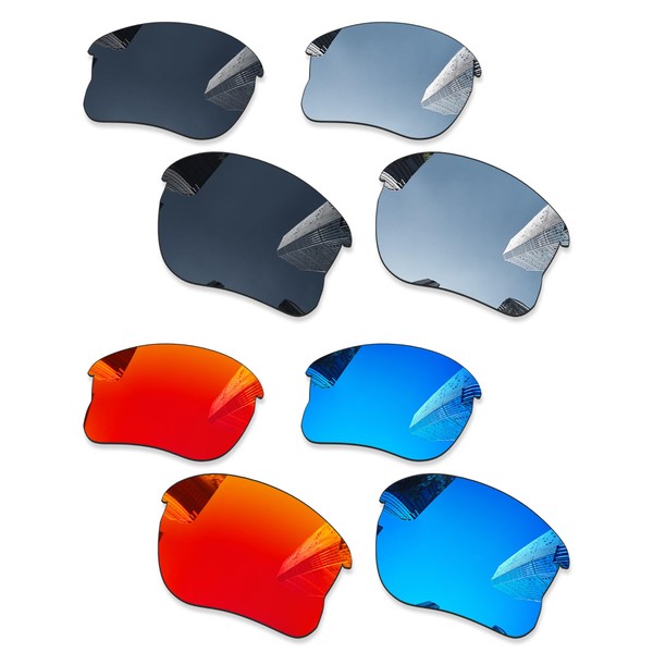 Combine8 4 Pairs Ploarized Replacement Lenses for Oakley Half Jacket