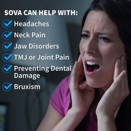 SOVA Aero Night Guard - 1.6mm Thin - Custom-Molded Fit - Protects Against Nighttime Teeth Grinding & Clenching - Odor & Taste Free - Remoldable Up to 20 Times - Non Toxic