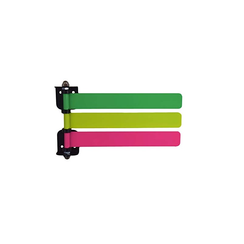 High Visibility Neon Exam Room Flags (8", 3 Flag)