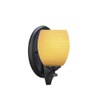 Zilo 1 Light Wall Sconce in Matte Black (551-MB-625)