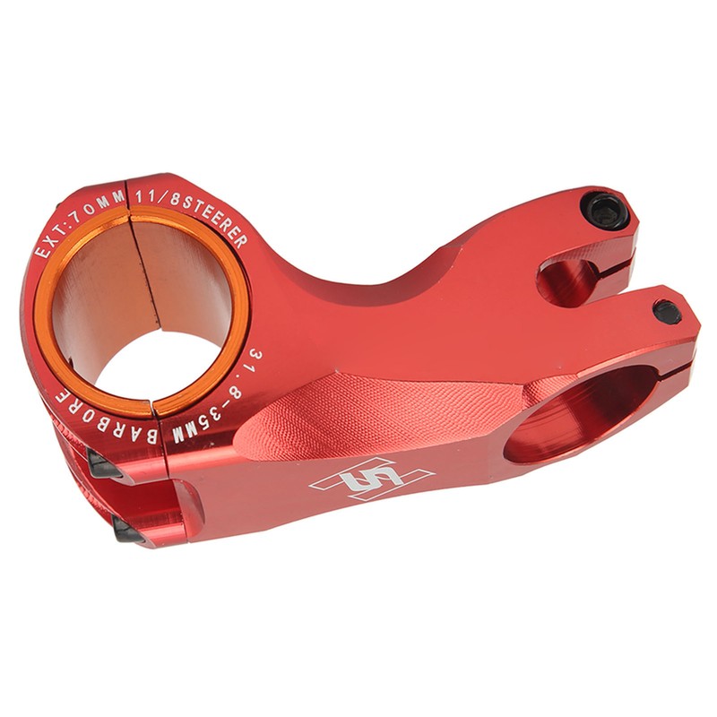 Bicycle Stem Bike Riser 70MM Ultra Light ‑17 Degree for