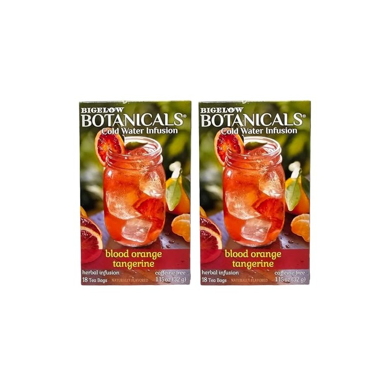 YCNO KOMBOFAN (Pack of 2) Bigelow Botanicals Blood Orange Tangerine